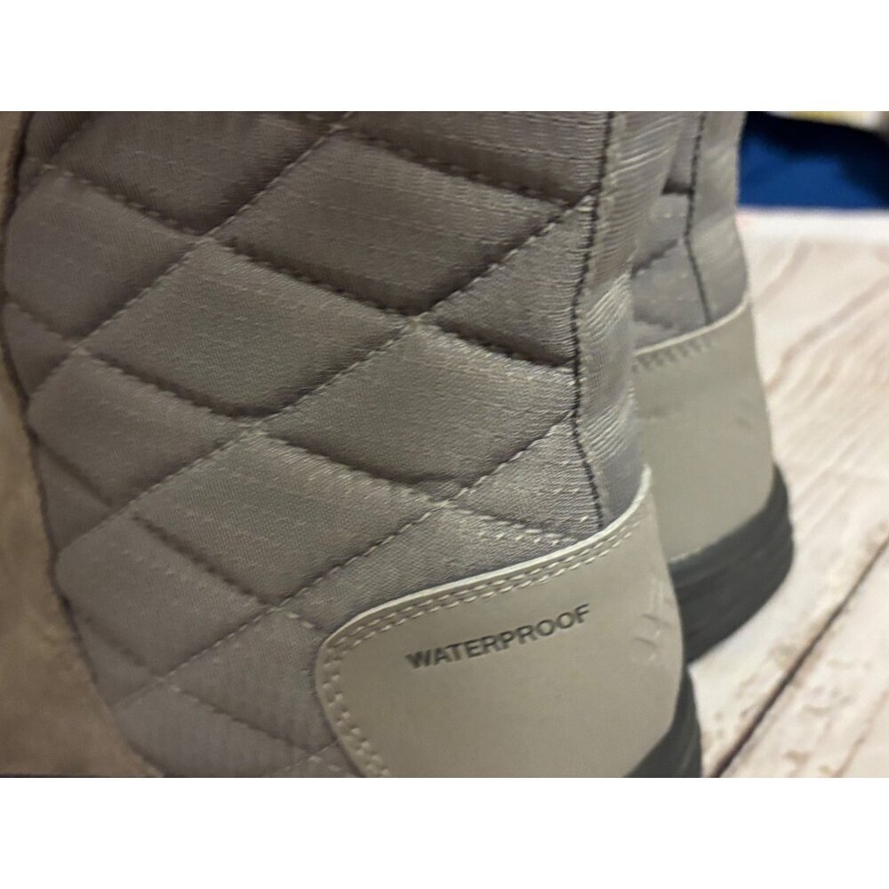 Columbia Gray Suede Fur Top Winter Warm Snow Boots Women’s Size 6 - Picture 8 of 12